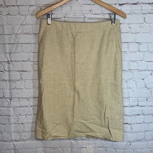Banana Republic Linen Blend Pencil Skirt size 6